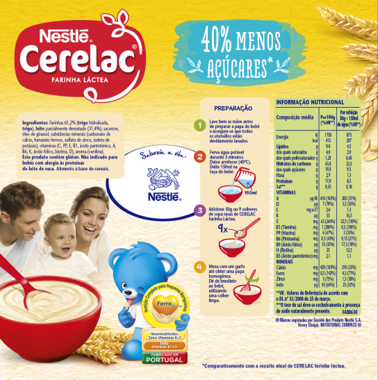 Menos açúcar na papa dos&nbsp;pequenos✌️