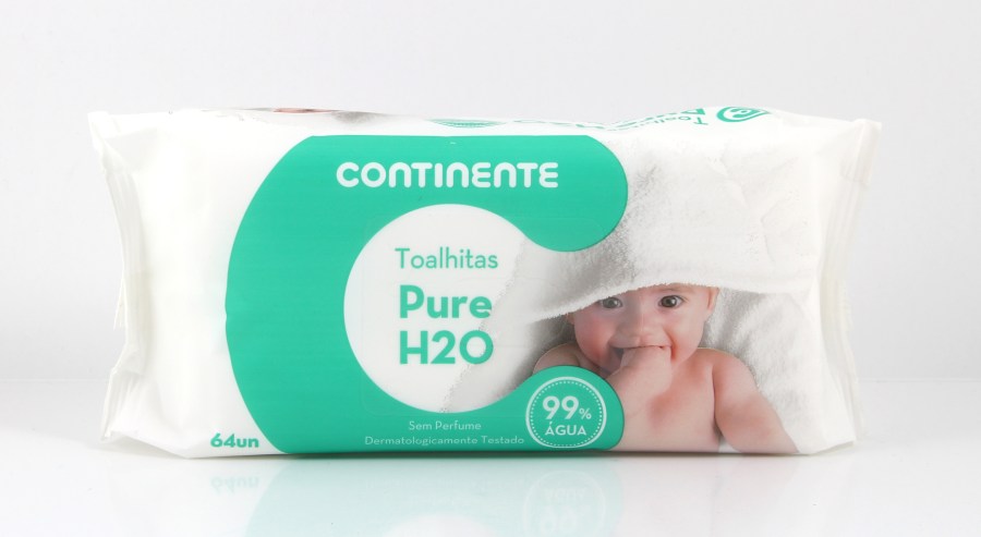 Toalhitas Pure H2O do&nbsp;Continente